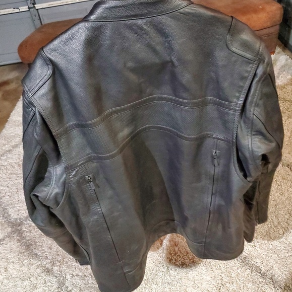 River Road Leather Motorcycle Jacket - Picture 3 of 4